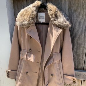 BB Dakota Coat with super soft faux fur collar